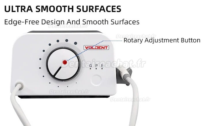 Détartreur ultrasonique dentaire LED VolDent Type2 compatible avec EMS et Mectron